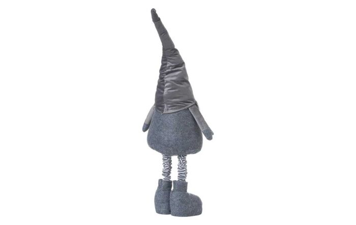Hill Interiors Large Tall Grey Velvet Gonk 125H cm-21985