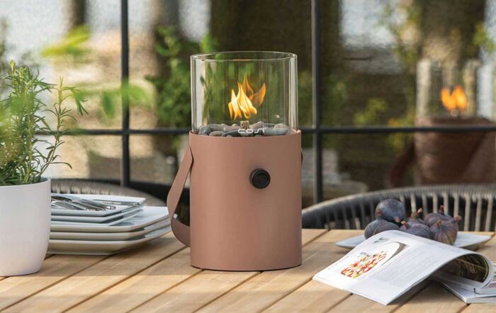 Pacific Lifestyle Cosiscoop Terracotta Fire Lantern
