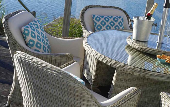 Bramblecrest Green Lattice Square Scatter Cushion