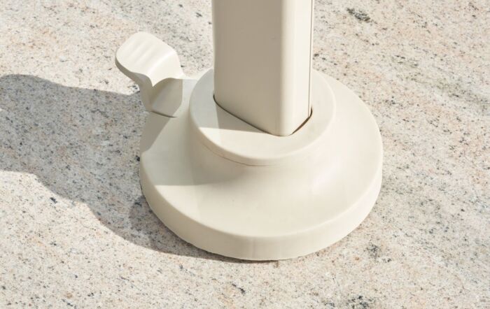 Pacific Lifestyle Venezia Sandstone Round Edge Granite 120kg Wheeled Parasol Base-18-199