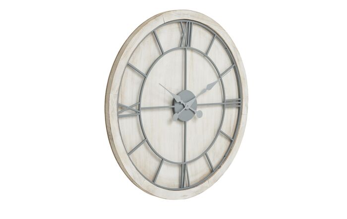 Hill Interiors Williston White Large Wall Clock-21650