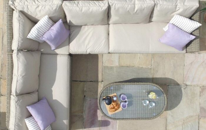 Winchester Large Garden Corner Sofa Set-WIN-203014