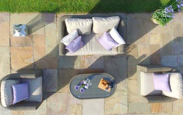 Maze Winchester Garden 2 Seat Sofa Set-WIN-202014