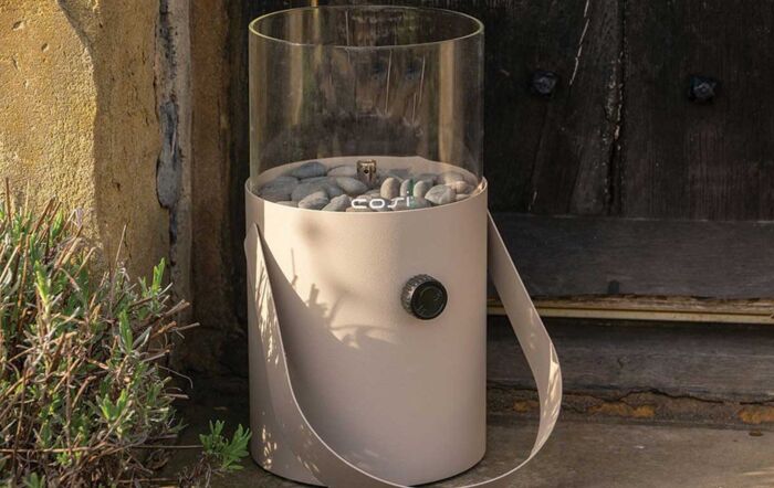 Pacific Lifestyle Cosiscoop Taupe Fire Lantern-SKU: 18-505-TA