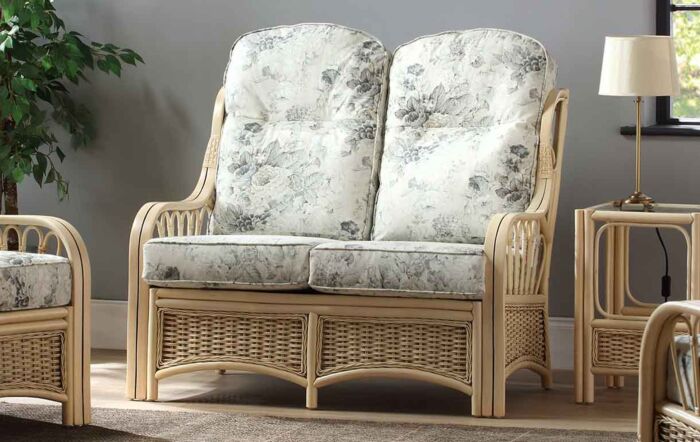 Desser Vale Cane Rattan 2 Seater Sofa-ValeTwoSeater-1