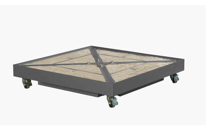 Pacific Lifestyle Ceramica Grey 90KG Wheeled Parasol Base -18-299