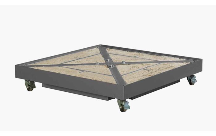 Pacific Lifestyle Ceramica Grey 40KG Wheeled Parasol Base-18-300