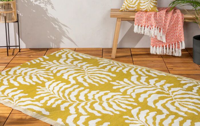 Furn. Tocorico 120x180cm Outdoor Rug - Mustard-Furn. Tocorico 120x180cm Outdoor Rug - Mustard