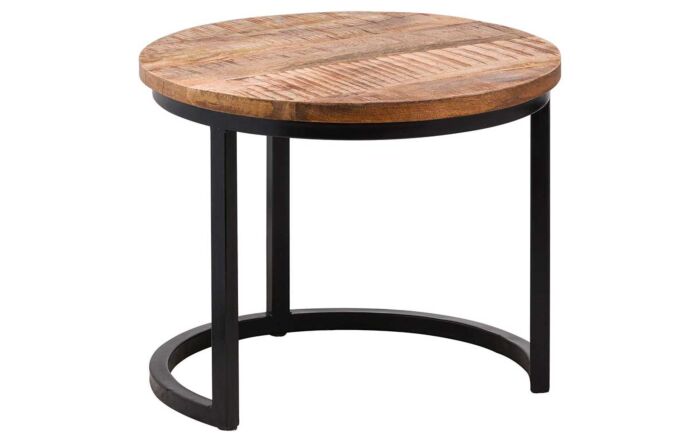 Hill Interiors Set Of Three Industrial Tables-19989