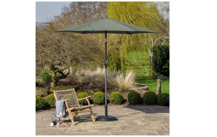 Pacific Lifestyle 2.5m Round Parasol - Olive-18-118-OL