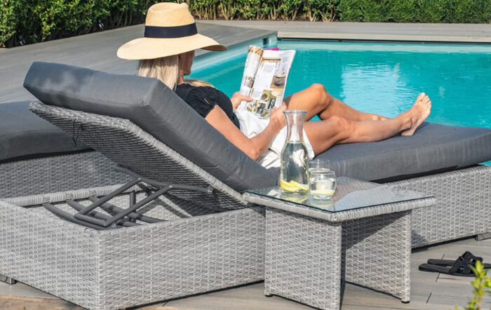 Maze Ascot Sunlounger Set-ASC-104016