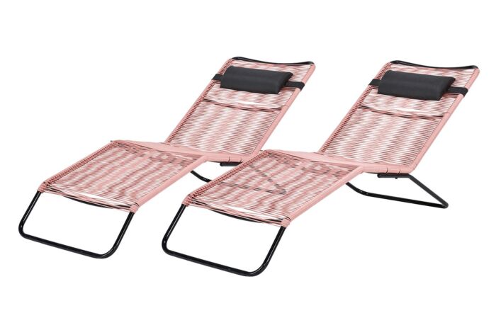 Pacific&#x20;Lifestyle&#x20;Pink&#x20;PU&#x20;Rio&#x20;Set&#x20;of&#x20;2&#x20;Sun&#x20;Loungers-18-270-PI&#x20;1