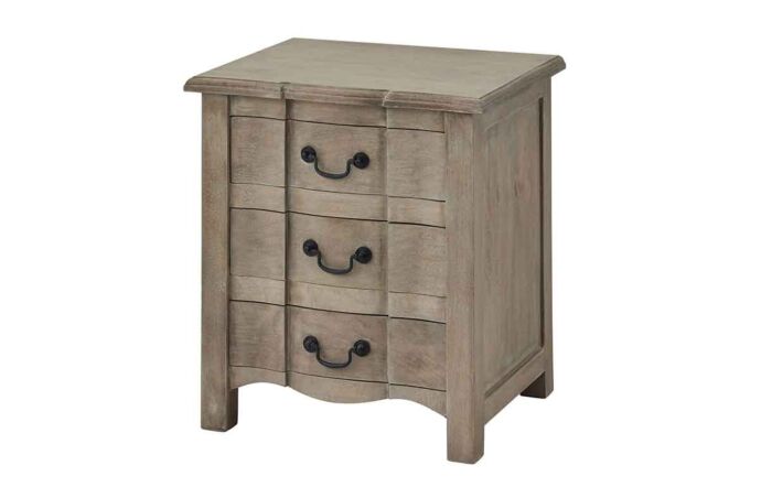 Hill Interiors Copgrove 3 Drawer Bedside Table-22693