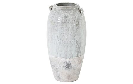 Hill Interiors Large Ceramic Dipped Amphora Vase Hill Interiors Large Ceramic Dipped Amphora Vase