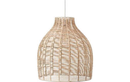 Pacific Lifestyle Caswell Natural Rattan Coche Pendant