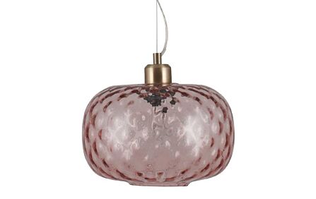 Pacific Lifestyle Azores Rose Textured Glass Oval Pendant Pacific Lifestyle Azores Rose Textured Glass Oval Pendant