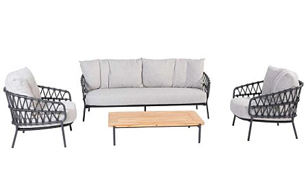 4 Seasons Outdoor Calpi Lounge Set with Yoga Coffee Table