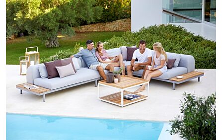 Cane-Line Space AirTouch and Teak Sofa Set
