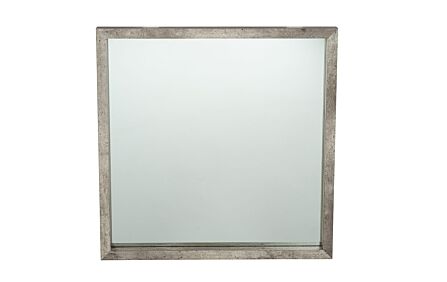 Pacific Lifestyle Concrete Effect Wood Veneer Square Mirror Pacific Lifestyle Concrete Effect Wood Veneer Square Mirror