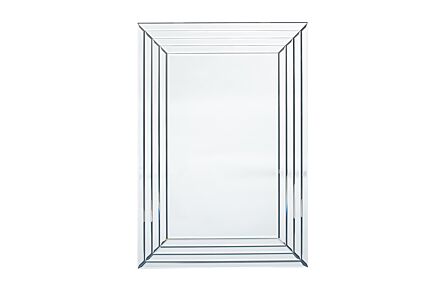 Pacific Lifestyle Mirrored Glass Art Deco Rectangular Wall Mirror Pacific Lifestyle Mirrored Glass Art Deco Rectangular Wall Mirror