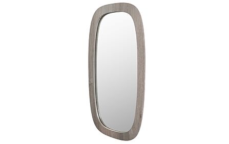Pacific lifestyle Grey Oak Veneer Squoval Wall Mirror Pacific lifestyle Grey Oak Veneer Squoval Wall Mirror