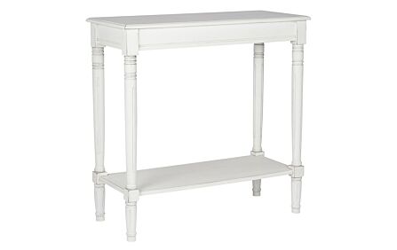 Pacific Lifestyle Elizabeth White Pine Wood Oblong Console Table Pacific Lifestyle Elizabeth White Pine Wood Oblong Console Table