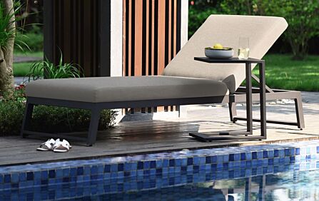 Maze Allure Sunlounger - Oatmeal