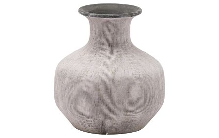 Hill Interiors Bloomville Squat Stone Vase  Hill Interiors Bloomville Squat Stone Vase