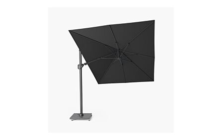 Pacific Lifestyle Challenger T2 3.5 X 2.6 Faded Black Free Arm Parasol With 90kg Wheeled Base