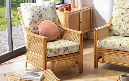 Desser Chester Natural Cane Armchair Desser Chester Natural Cane Armchair