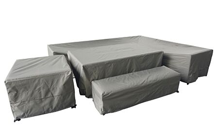 Bramblecrest Tuscan/San Marino Large Sofa With Firepit Table Set Cover Bramblecrest Tuscan/San Marino Large Sofa With Firepit Table Set Cover