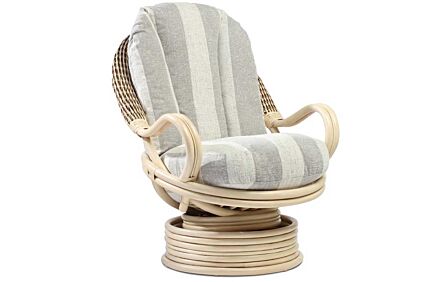 Desser Dijon Cane Rattan Deluxe Swivel Rocker Chair