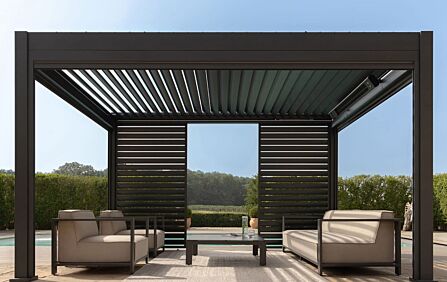 Maze Eden Pergola Aluminium 4 x 4m - Frame Only Maze Eden Pergola Aluminium 4 x 4m - Frame Only