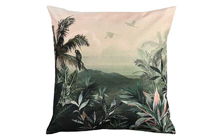 Furn. Jungle Outdoor Cushion - Blush/Forest Furn. Jungle Outdoor Cushion - Blush/Forest
