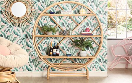 Desser Large Natural Rattan Etagere