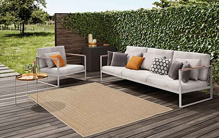 Maze Alfresco Oatmeal Indoor/Outdoor Rug 160cmx230cm