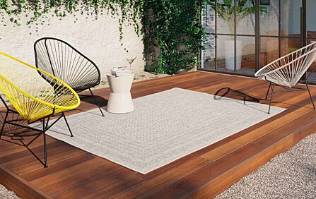 Maze Alfresco Grey Indoor/Outdoor Rug - 160cmx230cm