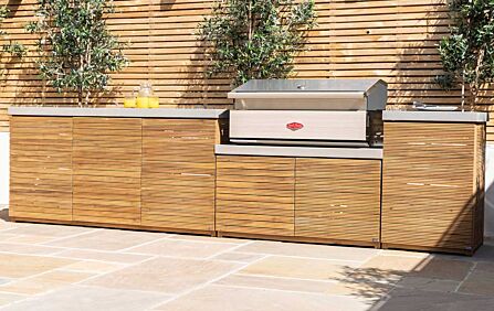 Maze Bali Outdoor Kitchen Storage Unit with Beefeater BBQ - Large Configuration Maze Bali Outdoor Kitchen Storage Unit with Beefeater BBQ - Large Configuration