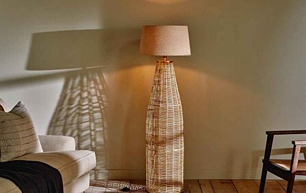Nkuku Noko Rattan Floor Lamp Nkuku Noko Rattan Floor Lamp