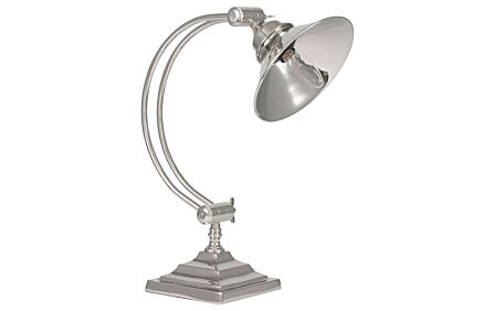 Pacific Lifestyle Kensington Nickel Metal Archedarm Task Table Lamp Pacific Lifestyle Kensington Nickel Metal Archedarm Task Table Lamp