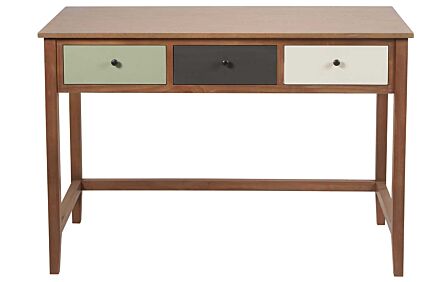 Pacific Lifestyle Loft wood Multicoloured 3 Drawer Desk Pacific Lifestyle Loft wood Multicoloured 3 Drawer Desk