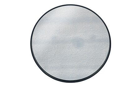 Pacific Lifestyle Matt Black Wood Veneer Round Mirror With Foxed Glass Pacific Lifestyle Matt Black Wood Veneer Round Mirror With Foxed Glass