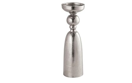 Hill Interiors Farrah Collection Silver Extra Large Pillar Candle Holder Hill Interiors Farrah Collection Silver Extra Large Pillar Candle Holder