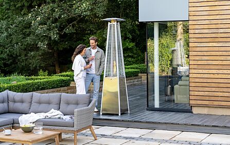 Pacific Lifestyle Stainless Steel Quadrilateral Patio Heater Pacific Lifestyle Stainless Steel Quadrilateral Patio Heater