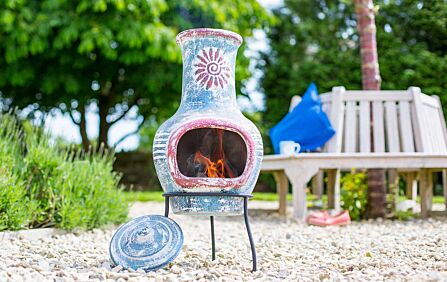 La Hacienda Small Swirl Chimenea La Hacienda Small Swirl Chimenea