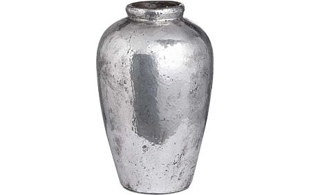 Tall Metallic Ceramic Vase