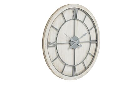 Hill Interiors Williston White Large Wall Clock Hill Interiors Williston White Large Wall Clock