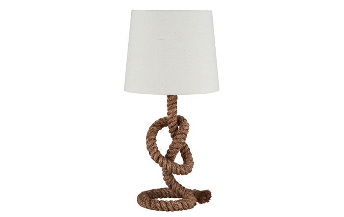 Pacific Lifestyle Martindale Rope Knot And Jute Table Lamp-30-557-C