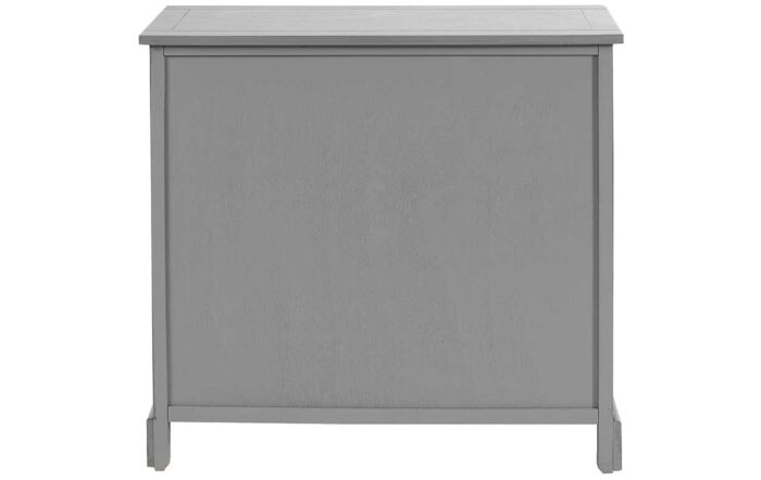 Pacific Lifestyle Devonshire Grey Wood 2 Drawer 4 Basket Unit-76-524