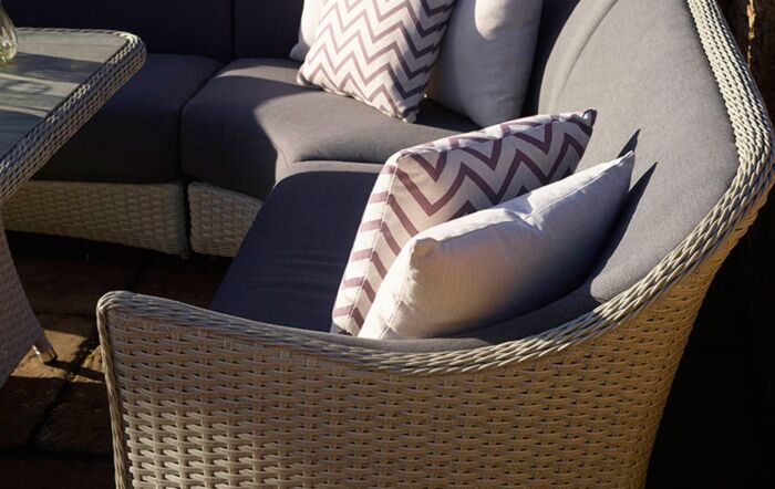 Bramblecrest Chevron Cocoa Scatter Cushion-UBSC17-1